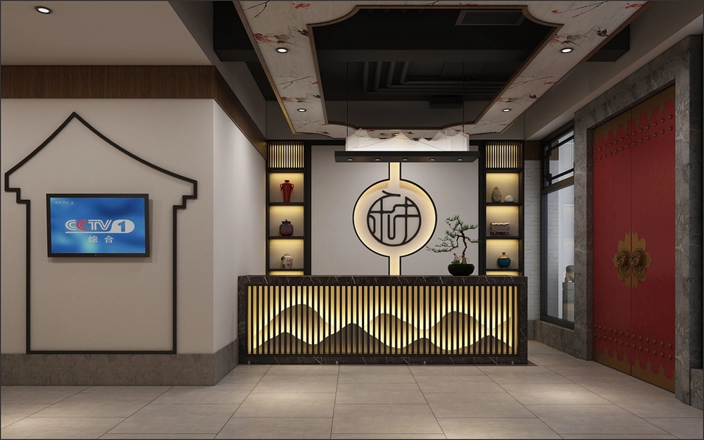 湖州新中式火锅餐厅装修设计案例