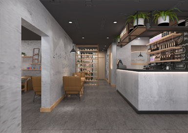 150平米咖啡店装修设计案例