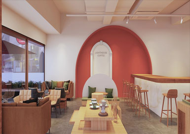 450平米咖啡厅设计装修案例